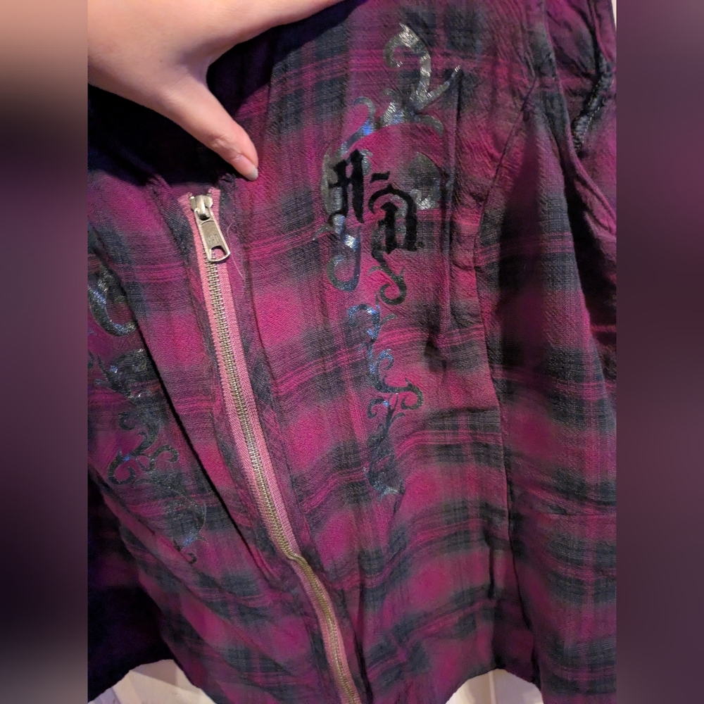 Purple Harley Davidson Vest Top - Picture 5 of 7